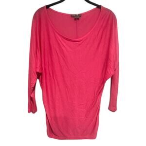 Vince pink batwing top, XS, resortwear, minimalist, modal soft